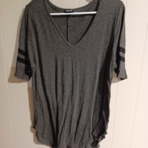 Torrid Grey shirt size 2